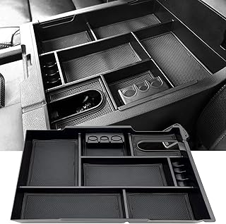 Organisateur de plateau de console centrale jojo mark compatible avec toyota tundra 2014-2020