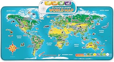 Carte du monde leapfrog touch & learn | carte éducative et interactive