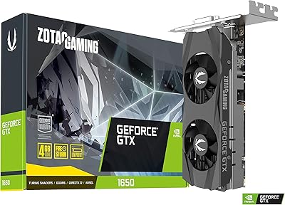 Carte graphique de jeu ultra-petite zotac geforce gtx 1650 lp 4 go gddr6