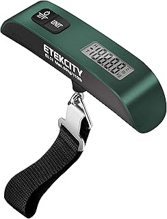 Pèse-bagage numérique suspendu etcity pour bagages de voyage, pèse-bagage de voyage portable