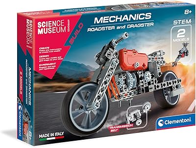 Clementoni 61285 kit scientifique de laboratoire de mécanique roadster et dragster du musée
