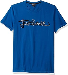 T-shirt homme just cavalli bleu
