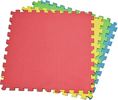 Coolbaby tapis de sol d'exercice de puzzle coloré, tapis de jeu en mousse