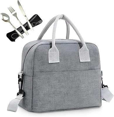 Sacs à déjeuner yamlock pour femme avec ensemble de couverts et sac fourre-tout