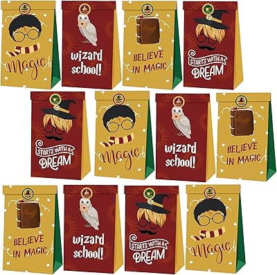 24 pièces potter goodie sacs de fête magiques sacs magiques de fête d'école cadeaux de beauté pour enfants thème magique cadeaux de fête d'anniversaire snack fournitures de bonbons pour garçons filles. Commandez en toute confiance sur Diaytar, votre marketplace de confiance