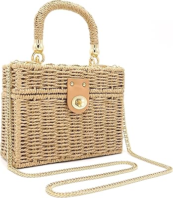 Sac en rotin tissé à la main pour femmes - sac à bandoulière
