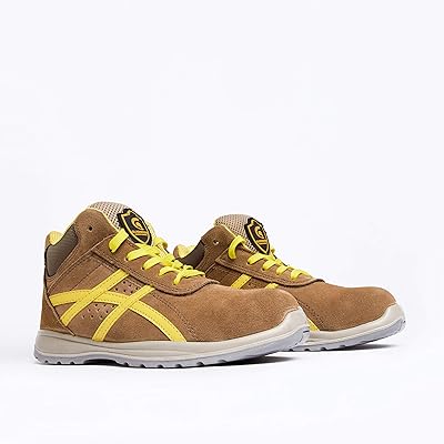 Chaussure de sécurité gladiator 6038 honey, avec embout en acier et semelle intercalaire