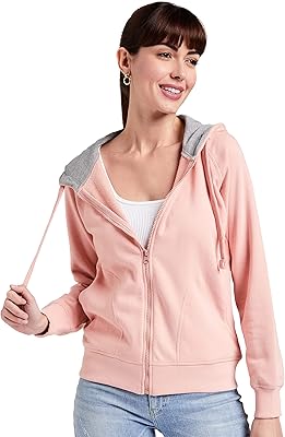 Sweat à capuche uni à manches longues et coupe régulière pour femme en tissu éponge de la marque amazon - symbol (002). L'expérience e-commerce réinventée par Diaytar au Sénégal