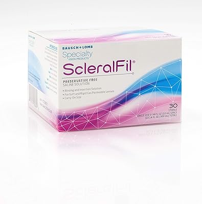Solution saline sans conservateur scleralfyl, 1 ml (paquet de 30)