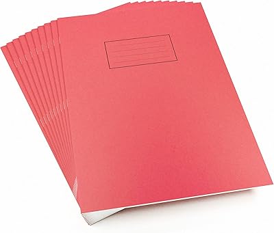 Cahier d'exercices sylvin red a4, ligné avec marge - 80 pages