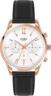 Montre à quartz unisexe richmond avec affichage chronographe à cadran blanc et bracelet