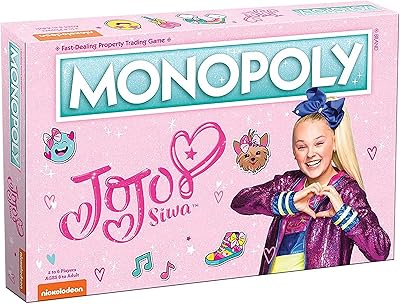 Jojo siwa monopoly edition | avec les arcs emblématiques de et plus