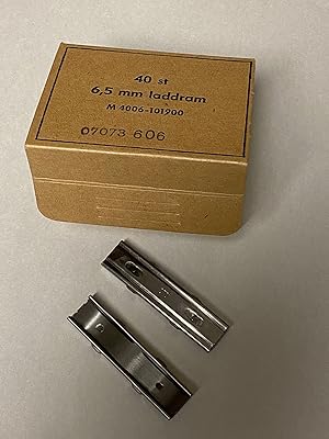 Mauser boite de 40 clips decapants (5 rond cal 6,5 m/m) suedois mauser