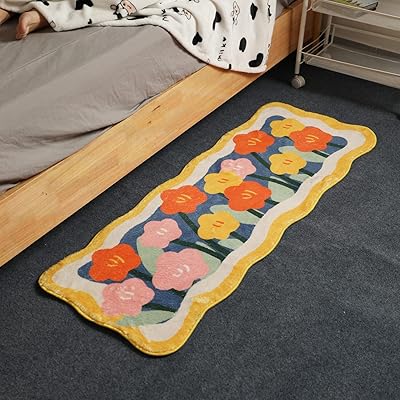 Tapis extra long tiamo 47 x 18, tapis de salle de bain antidérapant