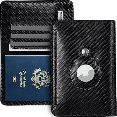 Portefeuille pour passeport et cartes de vaccins en cuir véritable bloquant les rfid