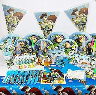 Ensemble de vaisselle jetable sur le thème melisse story pour les fêtes