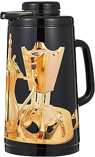 Thermos japonais paon pour la conservation des liquides (40 noirs, 1,6 l)