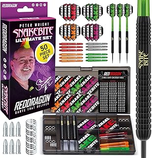 Red dragon better wright snakebait ultimate darts set 50 pièces - comprend