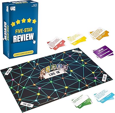 Jeu de fête cinq étoiles de college games, jeu de critiques fous, jeu