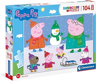 Clementoni 23752, jouet de construction peppa pig super color pour enfants - 104