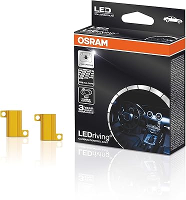 Contrôleur canbus osram leadriving, ledcbctrl101, 5w, évitez les messages d'erreur de la tablette lors de l'utilisation des phares antibrouillard led, boîte en carton pliable (2 pièces). Diaytar : Votre allié pour des achats malins et économiques