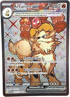 Pokémon - arcanin ex 224/198 - pourpre et violet - ultra rare