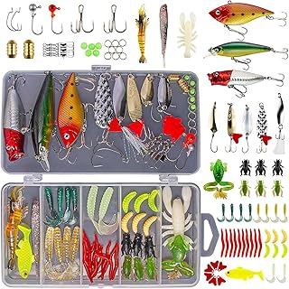 Accessoires de pêche kastwave kit de matériel de pêche 78 pièces pour truite