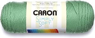 Fil caron soft solid (4) taille moyenne 100% acrylique - 170g - sauge