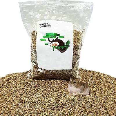 Literie tf wadmix en liège naturel pour hamsters décoration pour hamsters syriens