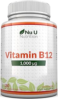 Vitamine b12 1000 méthylcobalamine b12 haute résistance de no you nutrition - 180