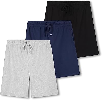 Lot de 3 : short de pyjama en coton ultra doux pour hommes, ensemble f. Diaytar : Parce que bien acheter, c'est économiser