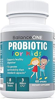 Probiotique pour enfants balance one, soutient la santé intestinale et digestive, une fois