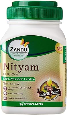 Laxatif ayurvédique 100% nityam churna de zandu - 50 grammes