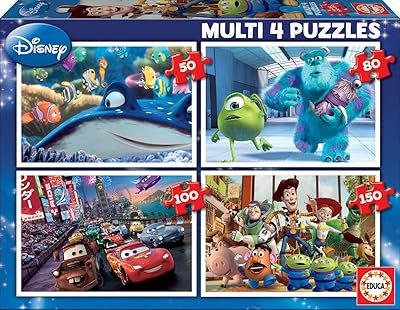 Puzzle aduca lot de 4 50 80 100 150 pièces 15615