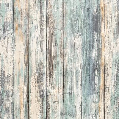 Papier peint arthom en bois bleu vinyle auto-adhésif à décoller et coller