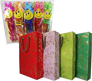 Kit de papeterie feuille brune crayon, taille-crayon, gomme, balance et badge smiley meilleur