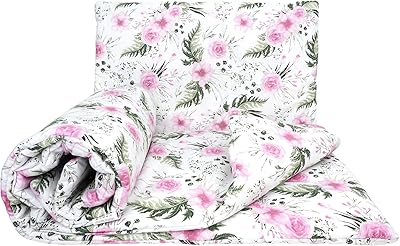 Parure de lit 2 pièces couette et taie d'oreiller pour berceau