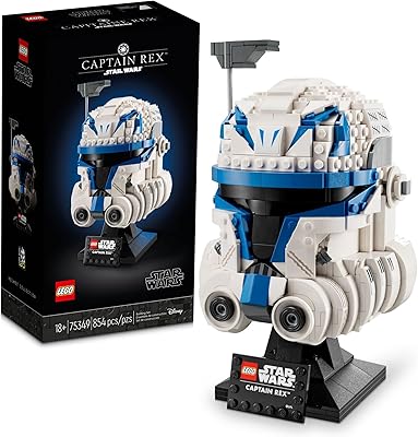 Lego star wars captain rex casque set 75349, jouet à collectionner the clone