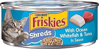 Nourriture pour chats purina friskies au corégone et au thon en sauce, 156