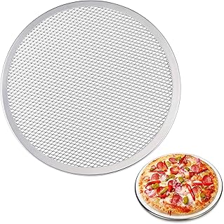 Plaque à pizza en aluminium, plaque à pizza ronde sans couture en alliage