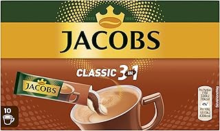 Bâtonnets de café classiques 3 en 1 jacobs (10 pièces)