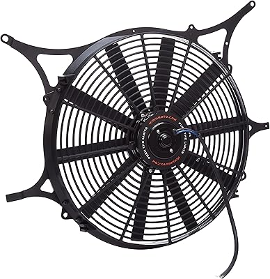 Mishimoto mmfs-e46-99 cache de ventilateur en aluminium performant compatible avec bmw