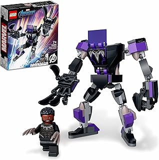Kit de construction d'armure machine black panther 76204 de lego marvel (124 pièces). Diaytar : L'excellence du service, la douceur des prix
