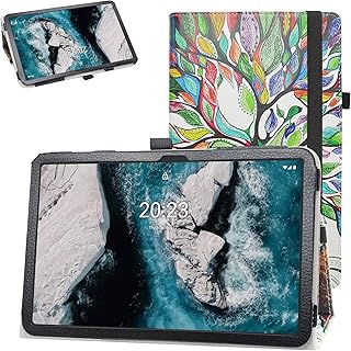 Grand étui pour tablette nokia t20 lot de 2 housses pliables en cuir
