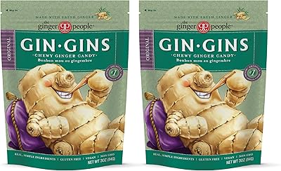 Bonbons à croquer originaux au gingembre the ginger people - 3 oz (paquet de 2). Diaytar : Connectez-vous aux meilleures offres