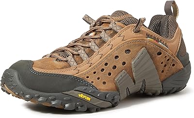 Chaussures de marche basses merrell intercept pour hommes, marron, 44,5 eu