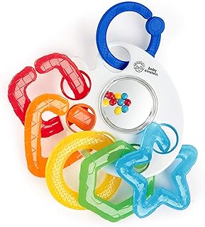 Jouet de dentition hochet chic et apaisant baby einstein - nouveau-né+ sans bpa
