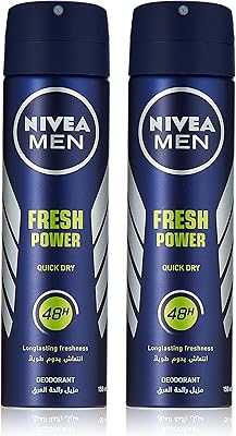 Spray anti-transpirant nivea men fresh power 150x 2 ml