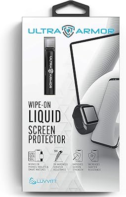 Protecteur d'écran en verre liquide ultra armor pour tous les smartphones, tablettes