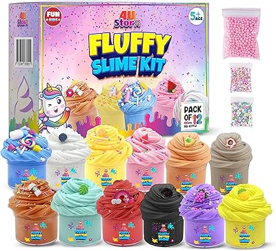 Kit de slime au beurre four o'store pour enfants, filles et garçons